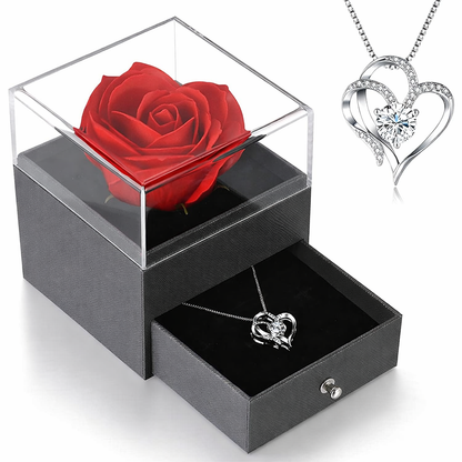 Coffret Rose & Collier
